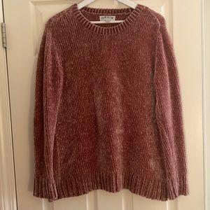 Orvis velour knit sweater